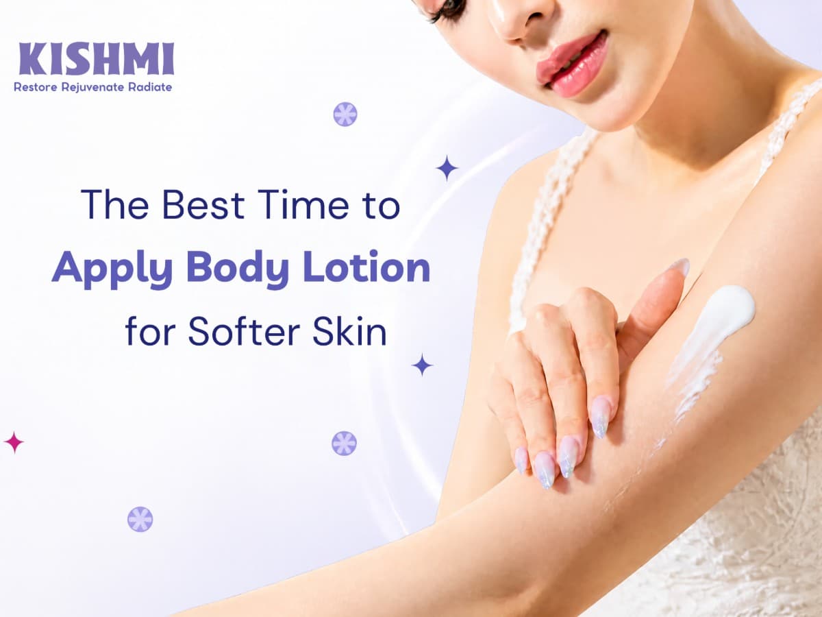 Best time to apply body lotion for softer skin — image 1